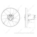 Radiator cooling fan for VW PASSAT CABRIO GOLF